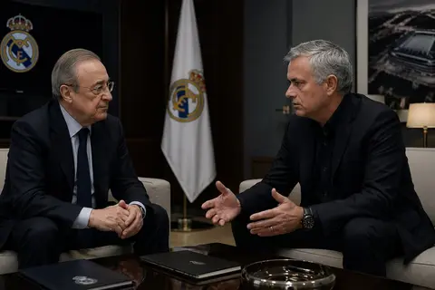 رسميًا.. ريال مدريد يعلن تعاقده مع مورينيو.. ويستعرض إرث فلورنتينو بيريز